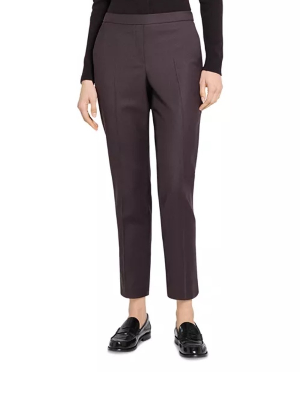 Theory Sleek Black Pull On Pant made in Vietnam